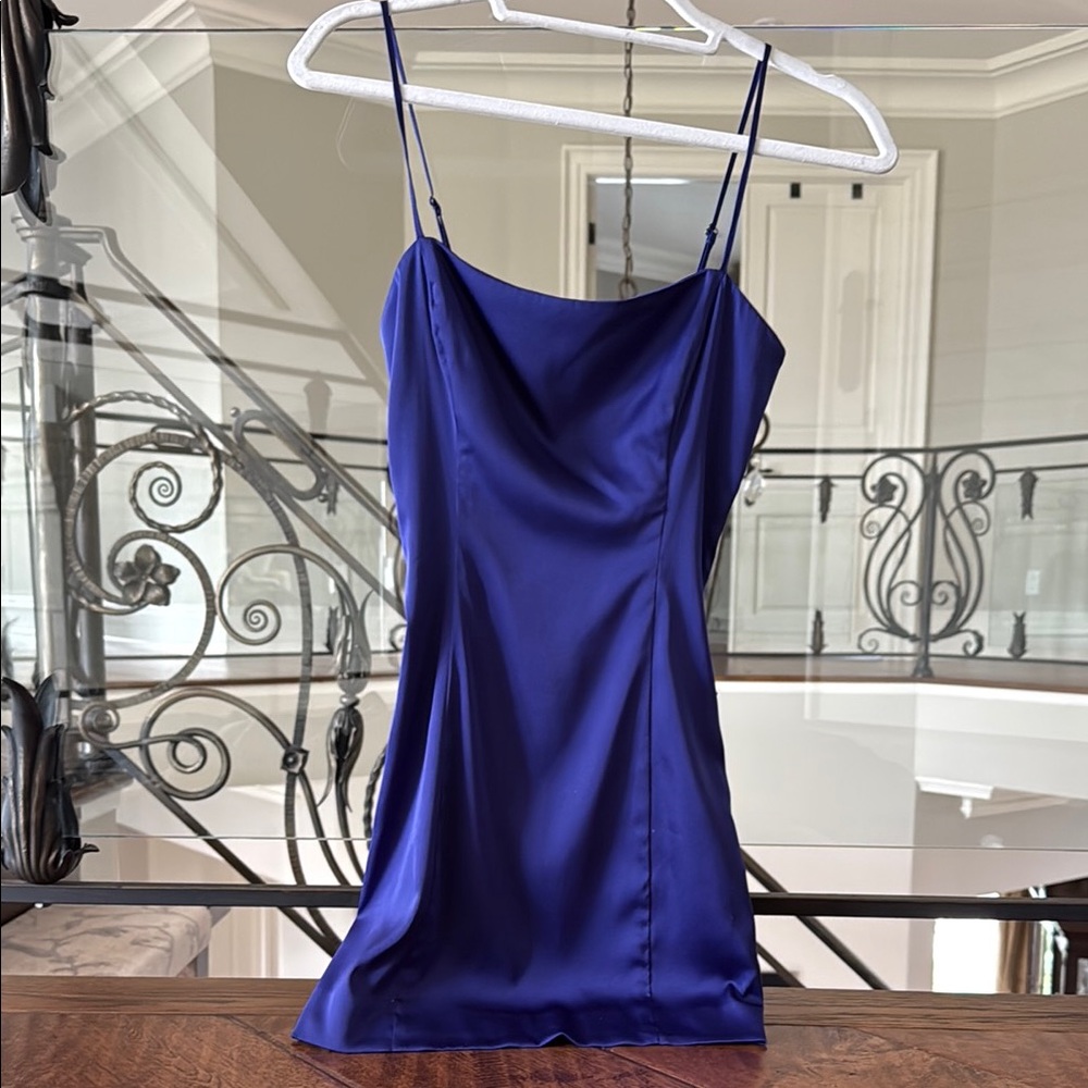 Sunday Best Shimmer Satin Dress